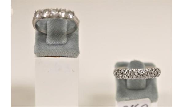 2 diverse zilveren ringen m54 (WKP 120€)